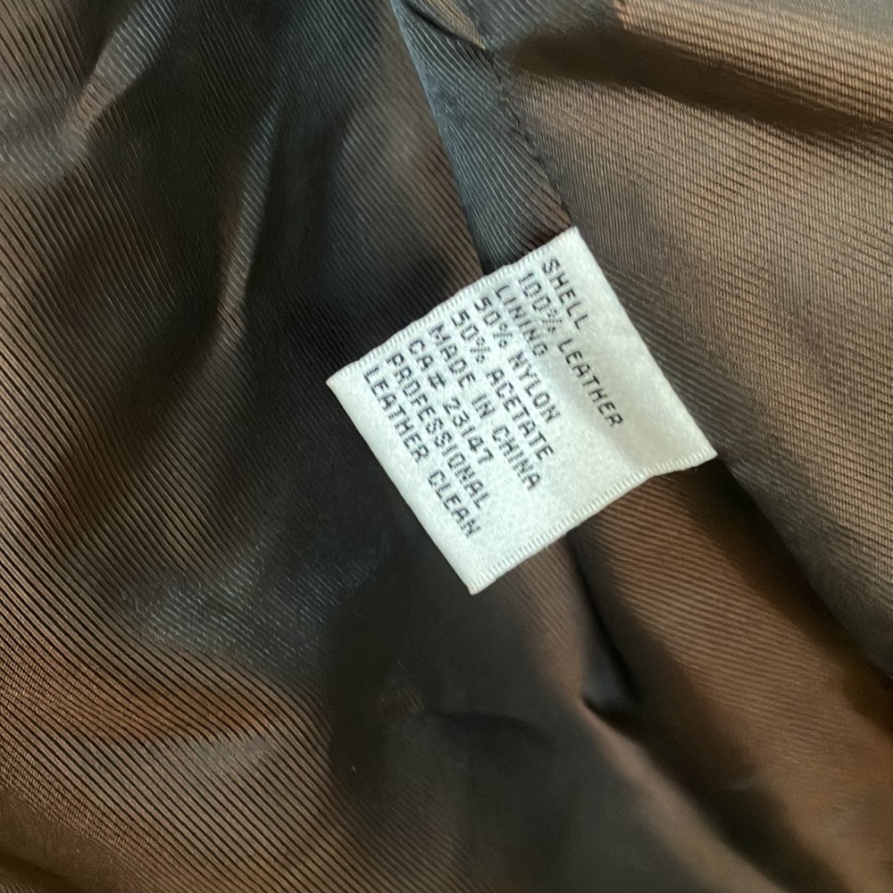Talbots Leather Jacket - Picture 7 of 7